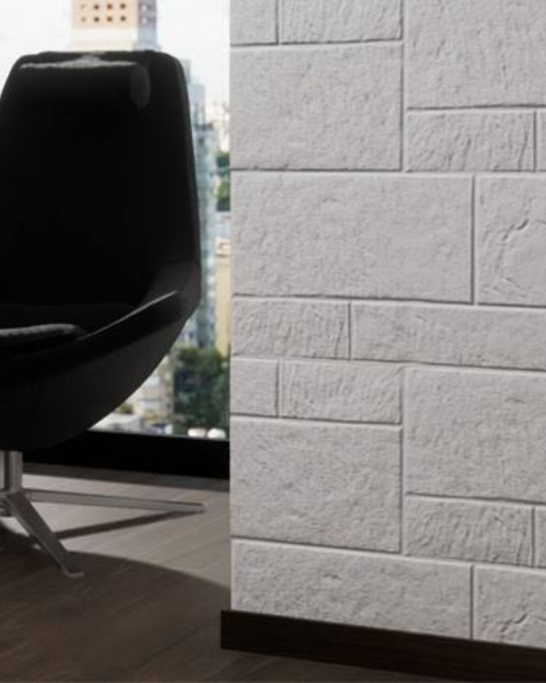 Molde ref. Travertino en ABS de 43x23 cm para fabricar pared 3D en yeso o concreto