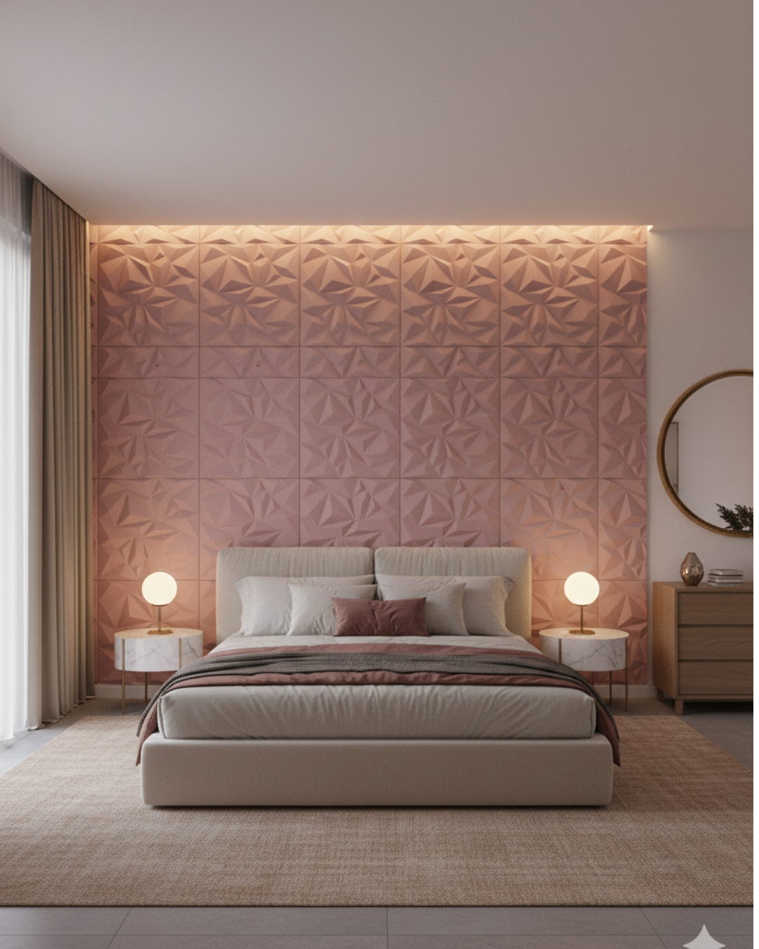 Molde ref. ICE DE 39X39cm en ABS para fabricar pared 3D en yeso o concreto