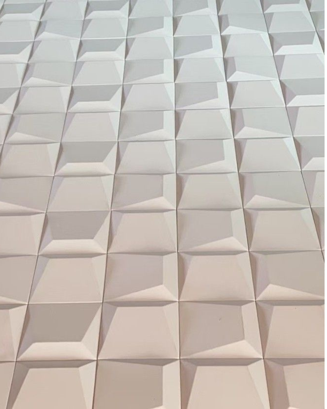 Molde ref. ELEGANCE de 39X39CM  en ABS para fabricar pared 3D en yeso o concreto