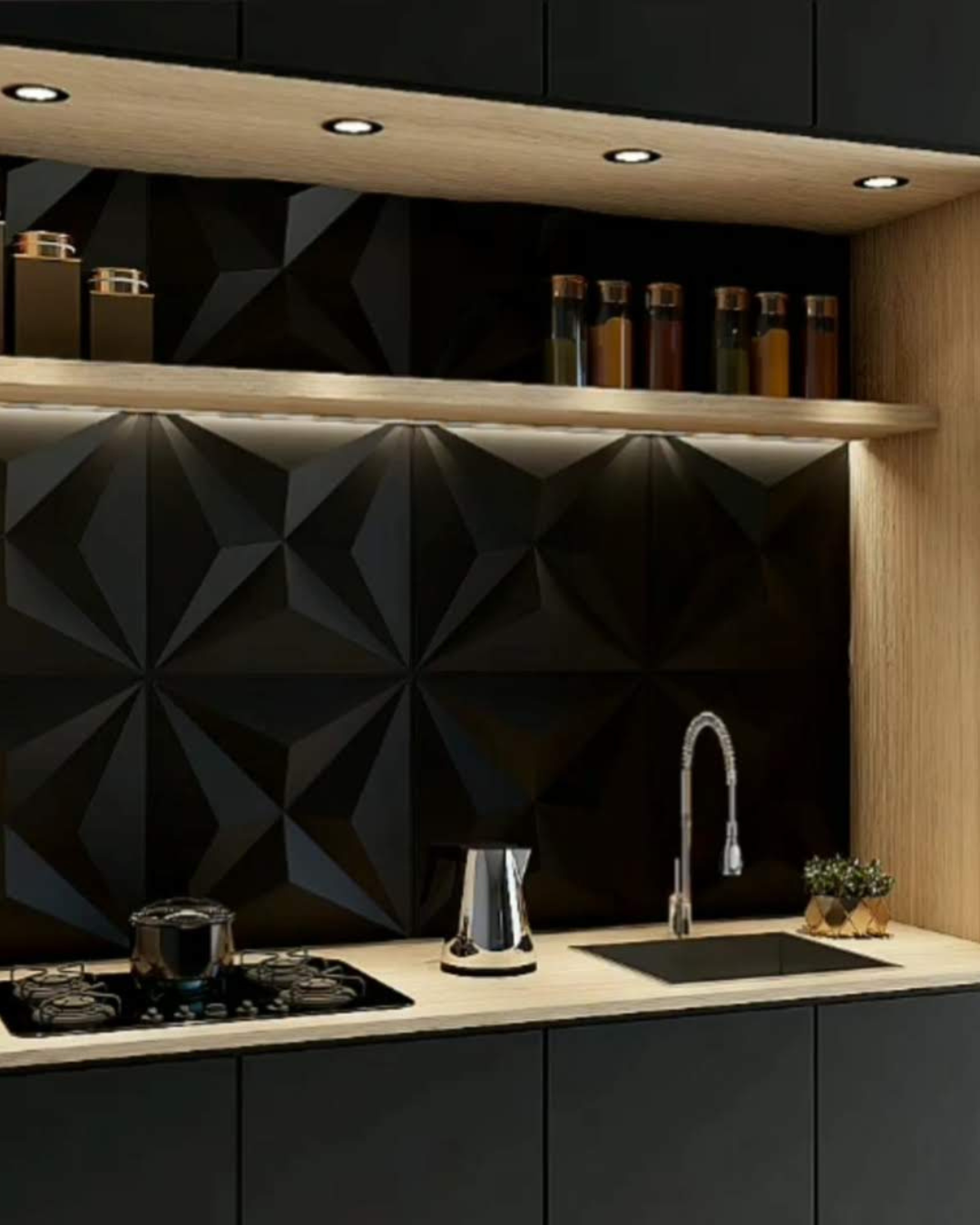 Molde ref. DIAMOND DE 35X35cm en ABS para fabricar pared 3D en yeso o concreto